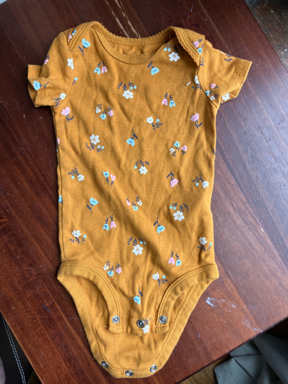 5 for $5 Orange Onesie